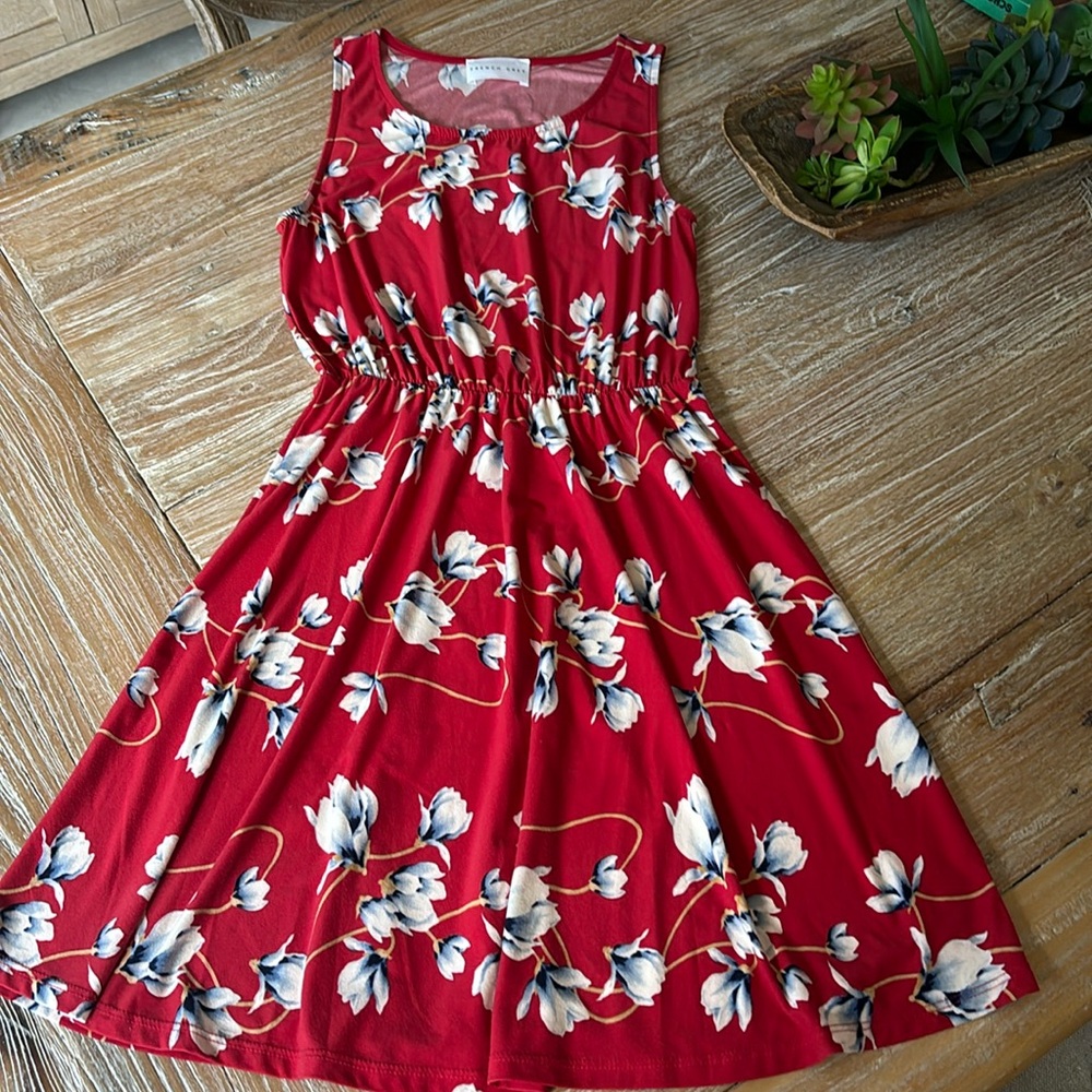 French Grey women’s floral dress (XS)